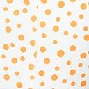 Off White & Orange Polka Dot Catherine Maxi Dress - Women's Elegant Flowy Summer Dress for Beach, Party & Special Occasions