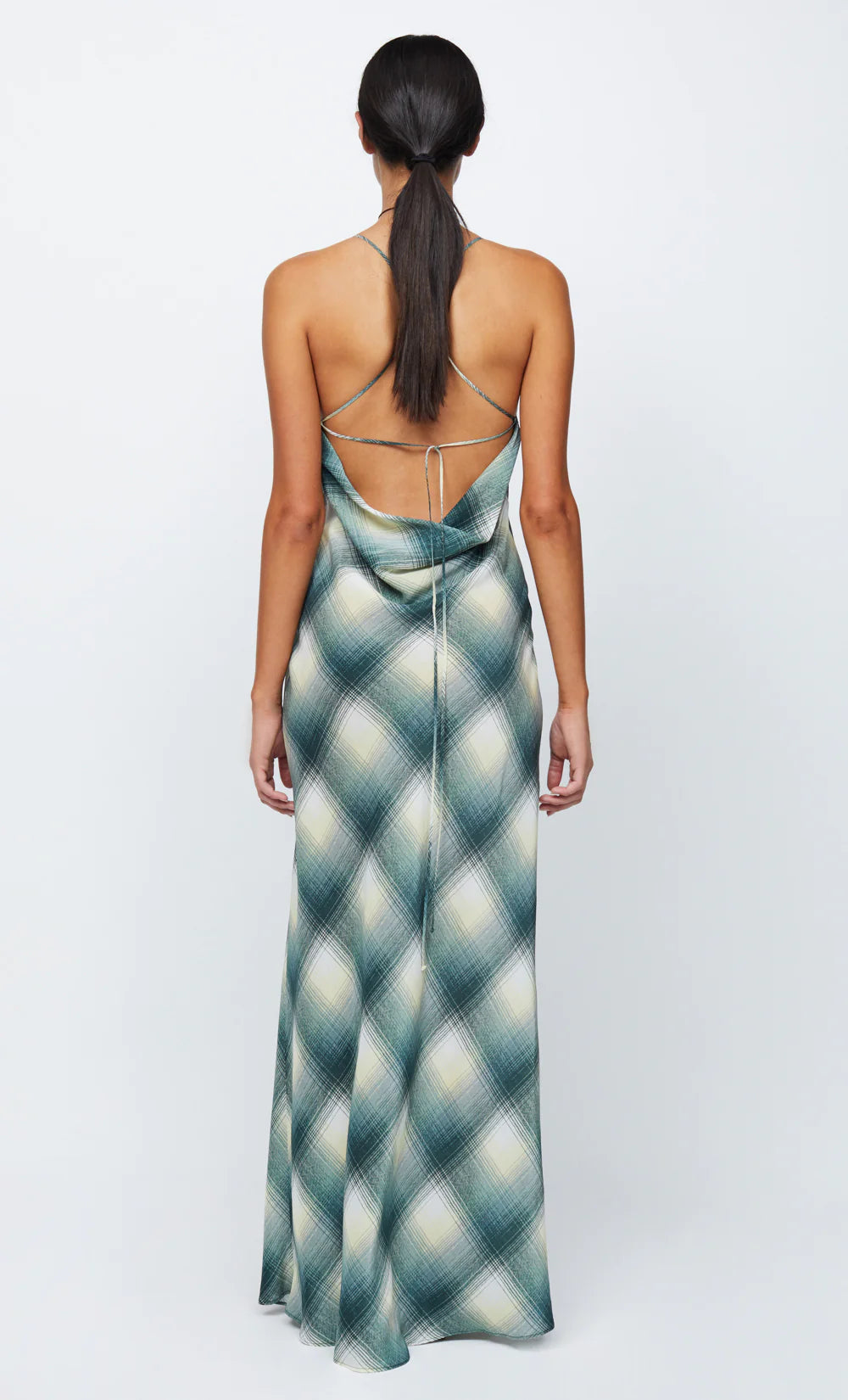 Edie Split Maxi Dress in Teal - Elegant Long Summer Dress for Beach, Vacation & Evening Wear