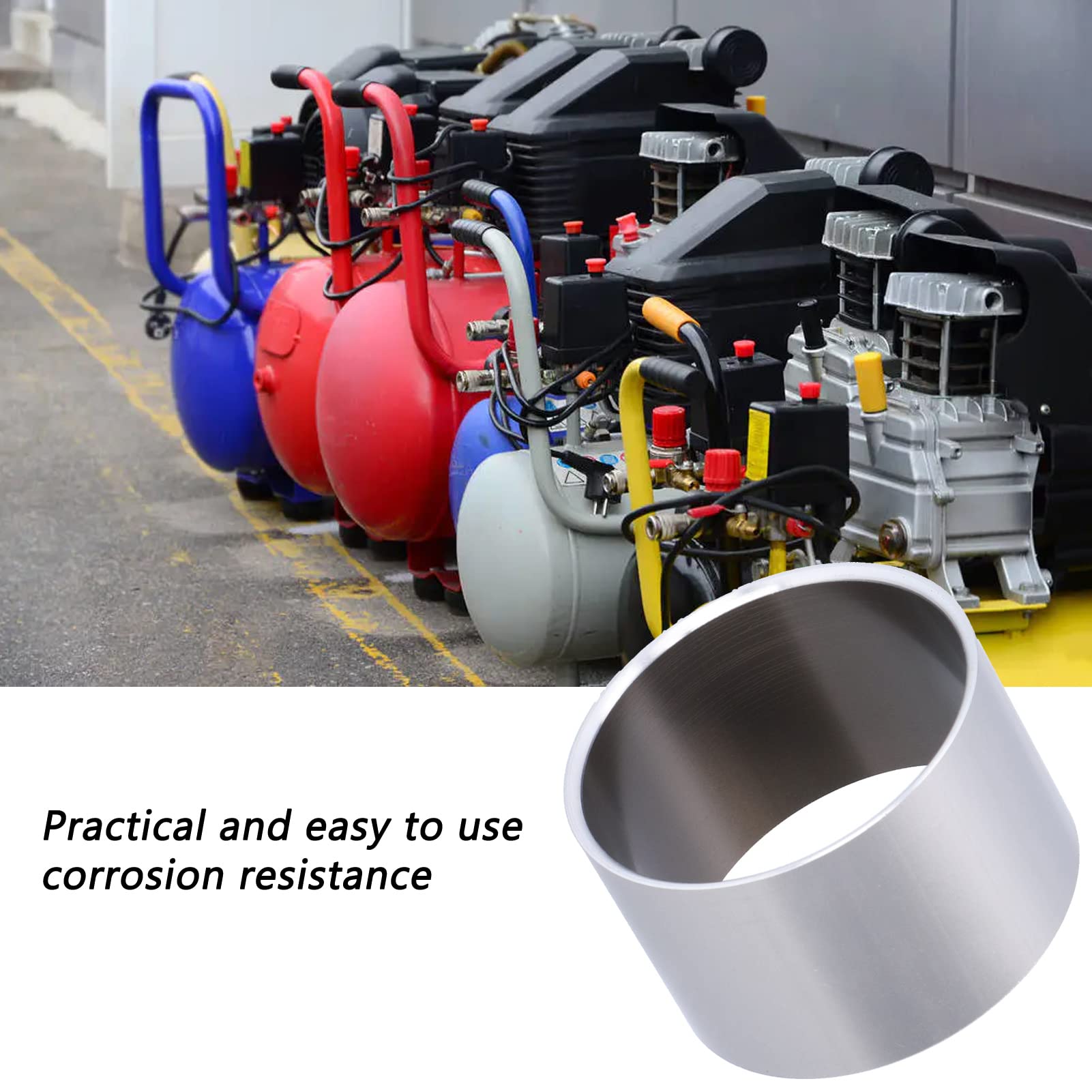 Durable Small Silent Lightweight Air Compressor Cylinder Kit & Sleeve for Efficient Performance | Ideal for Home Garage, Auto Repair & DIY Projects