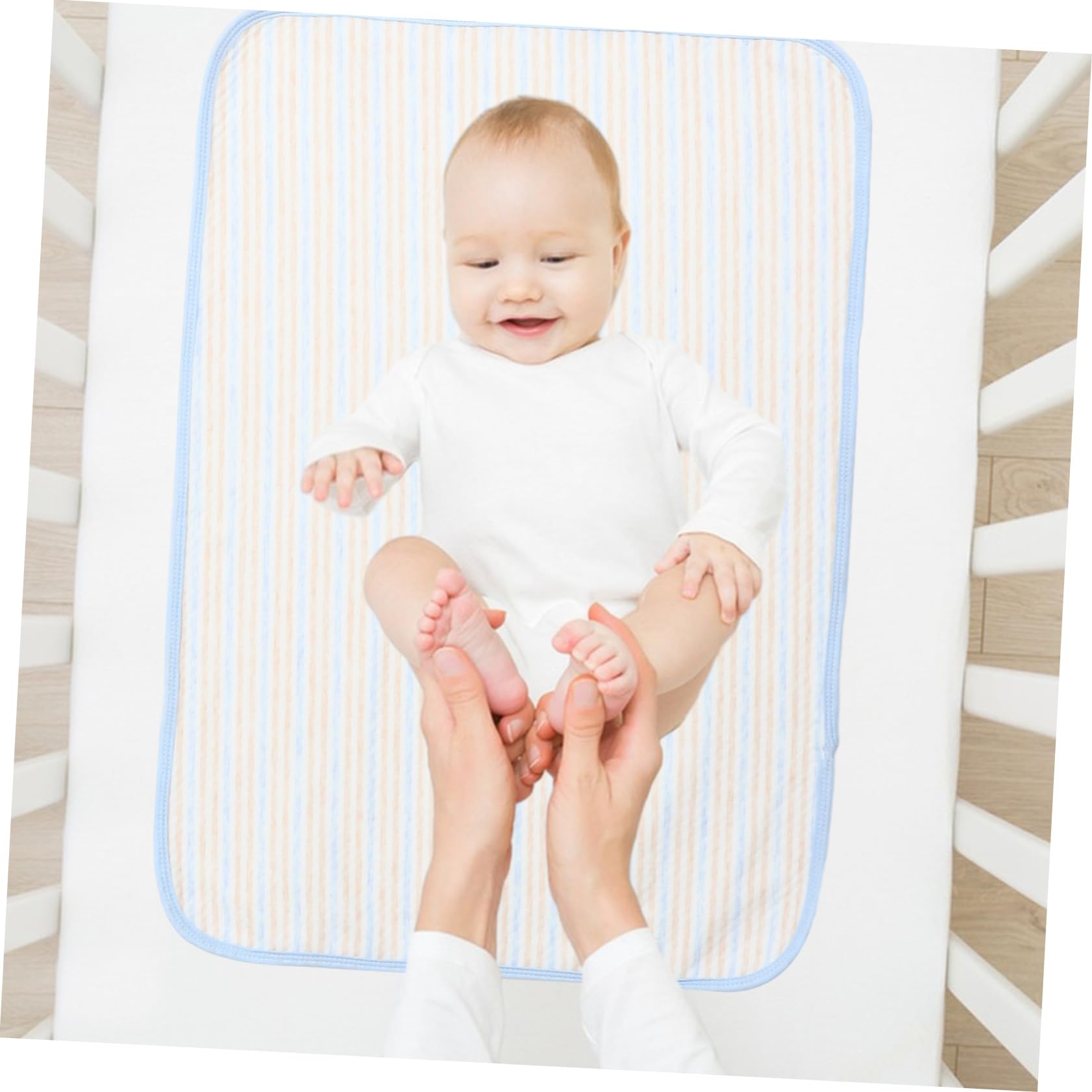 4-Pack Waterproof Changing Pad Liners - Soft Cotton Anti-Pee & Menstrual Protection Pads for Baby Changing Tables, Adult Incontinence & Pet Training Mats - Ideal for Nursery, Elderly Care & Pet Owners