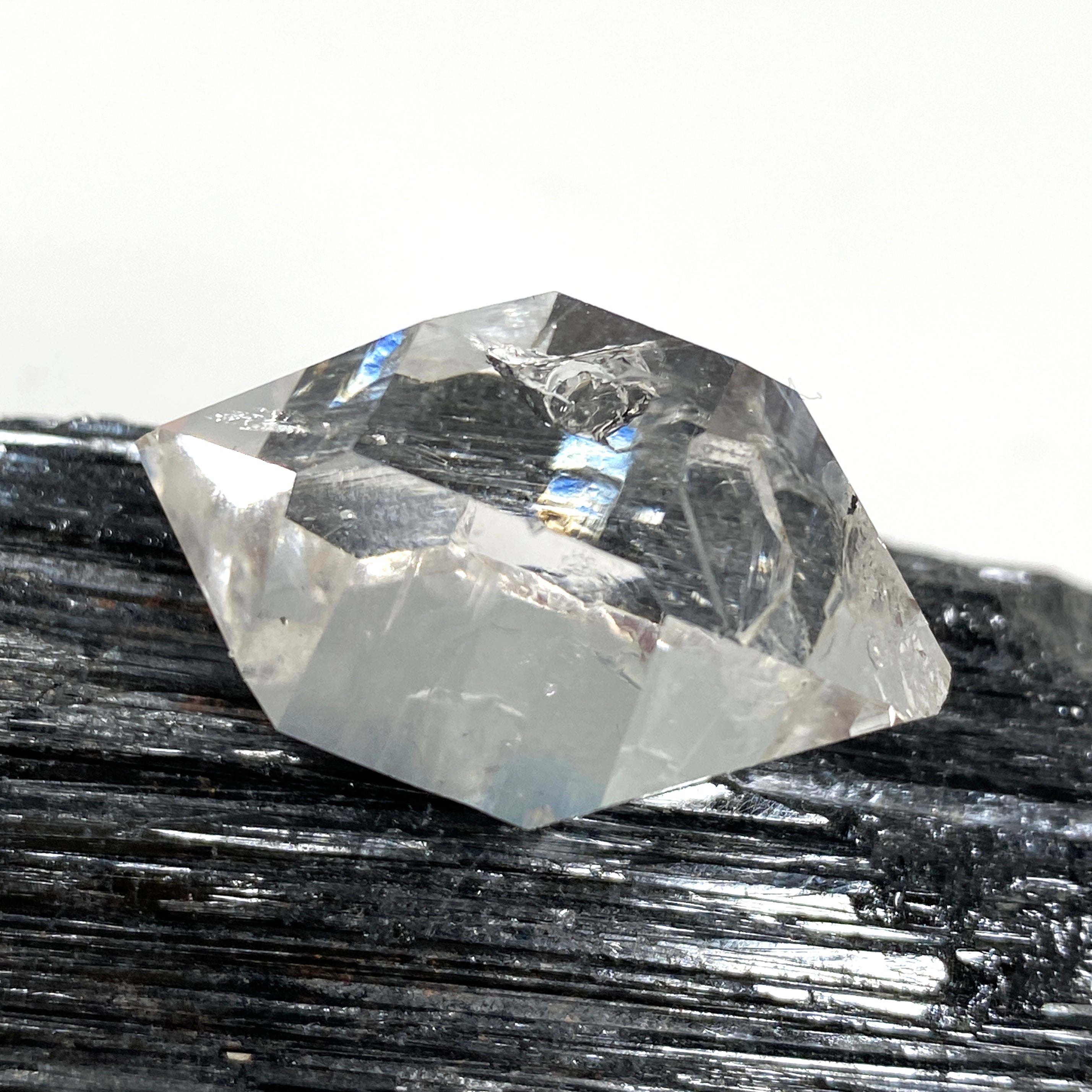 Natural Herkimer Diamond Quartz Crystal - 12.09g, 30x17x16mm, A+ Grade (HDQ-01) - Healing Stone for Meditation, Jewelry Making & Energy Work