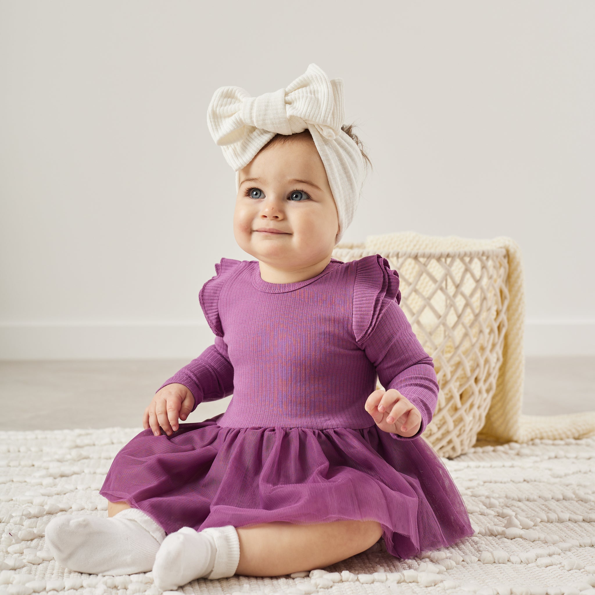 Cozy Long Sleeve Tutu Dress for Girls - Wild Berry Print | Perfect for Birthday Parties, Photo Shoots & Special Occasions