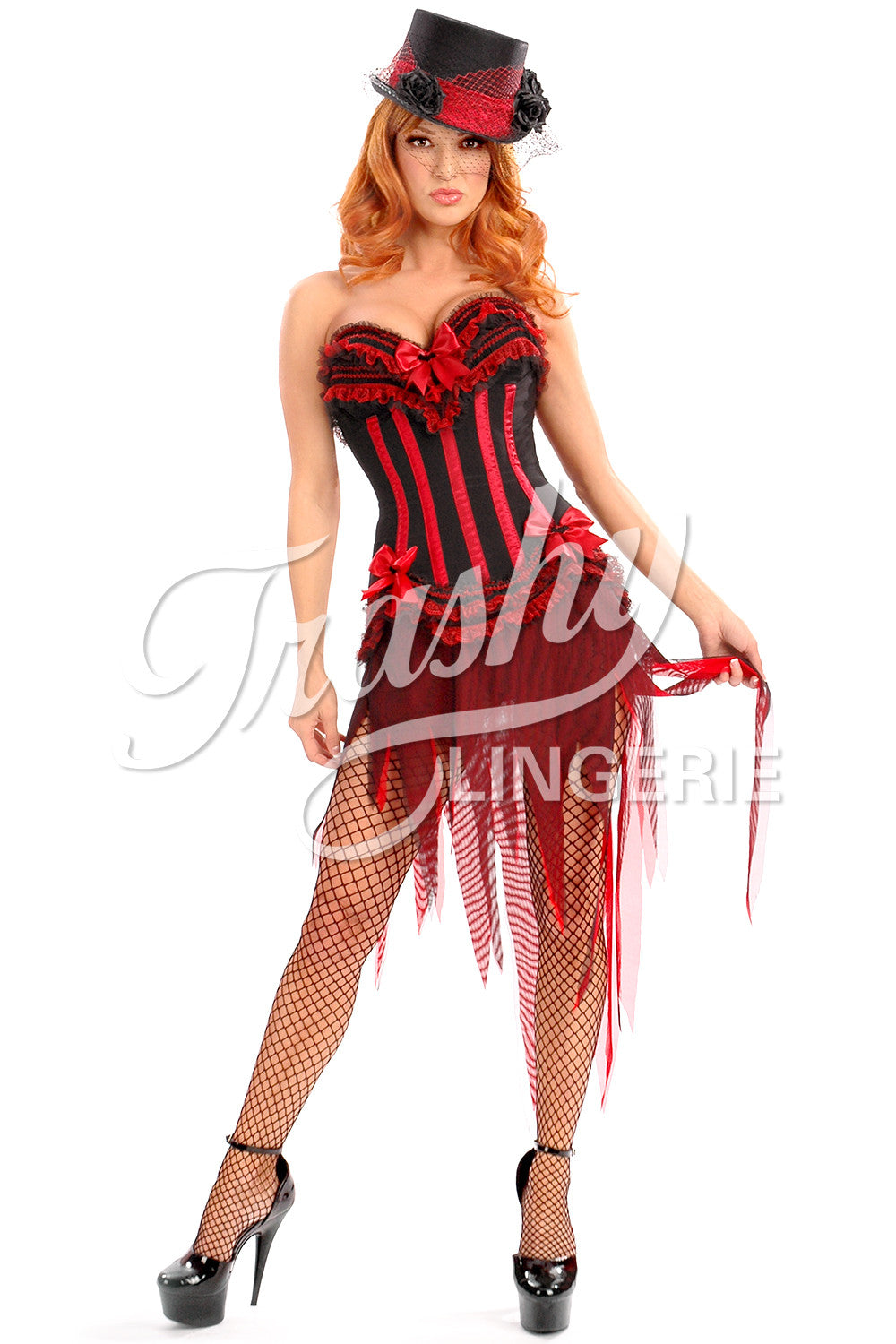 Elegant Carousel Vampire Corset - Gothic Lace-Up Waist Trainer for Women | Perfect for Halloween, Cosplay & Burlesque Outfits