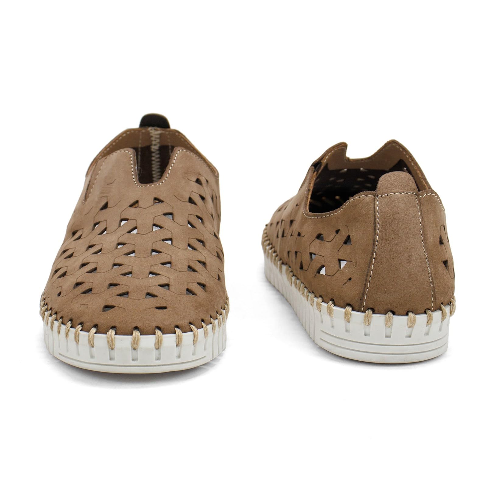 Eric Michael Women's Lightweight Slip-On Flats - Comfortable European Casual Shoes for Work, Travel & Everyday Wear