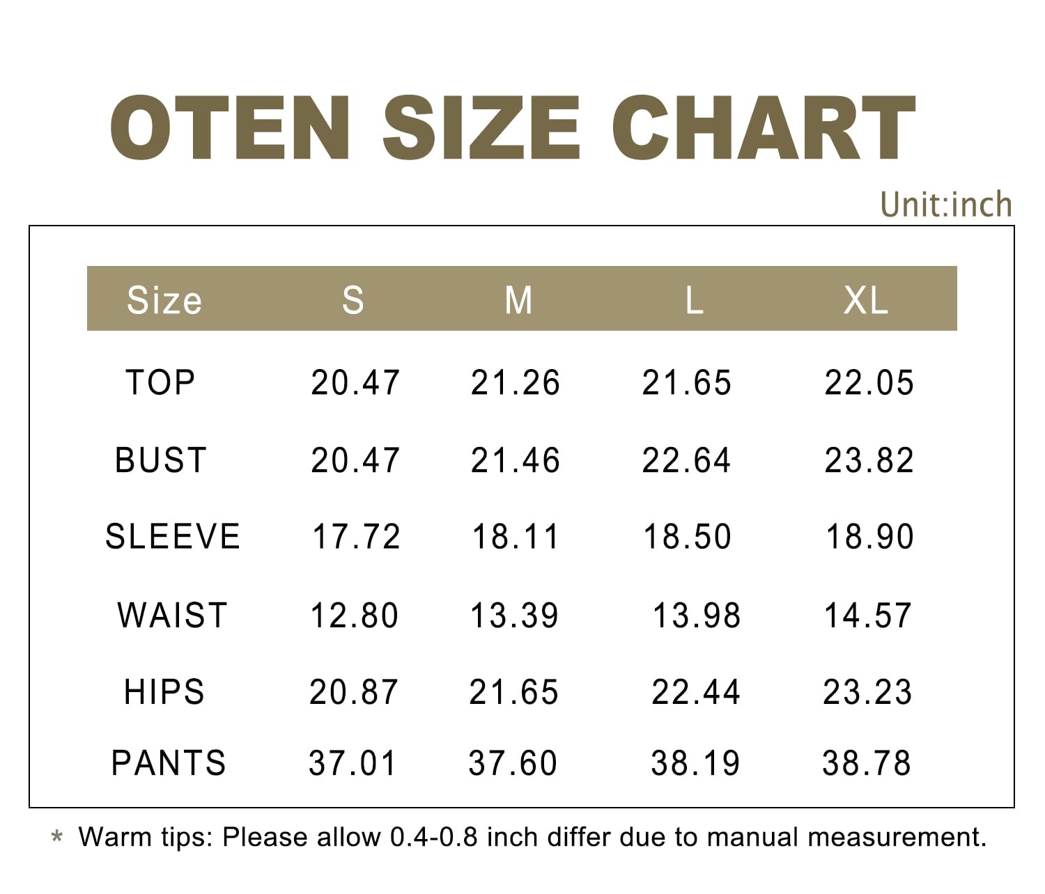 Oten Women's Two Piece Outfits - Cozy Sweater Sets with Long Sleeve Knit Pullover Tops & High Waisted Pants Tracksuit Lounge Sets | Perfect for Home, Office & Casual Outings