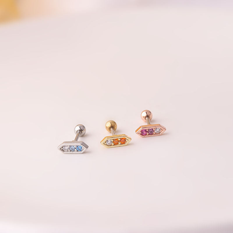 20G Cartilage Tiny Stud Earrings with Butterfly Flat Back - Hypoallergenic Stainless Steel Ear Jewelry for Women | Perfect for Daily Wear, Parties & Gifts