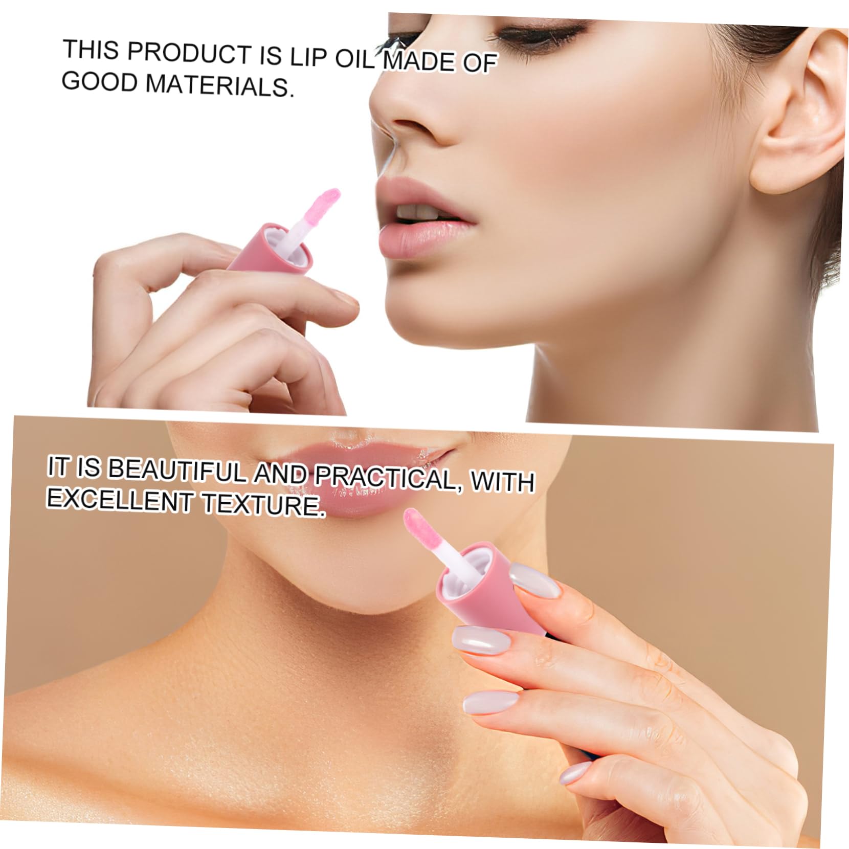 **Plump & Glossy Lip Plumper Gloss - Hydrating, Nourishing Lip Oil for Fuller, Smoother Lips - Perfect for Date Night, Parties & Everyday Wear**