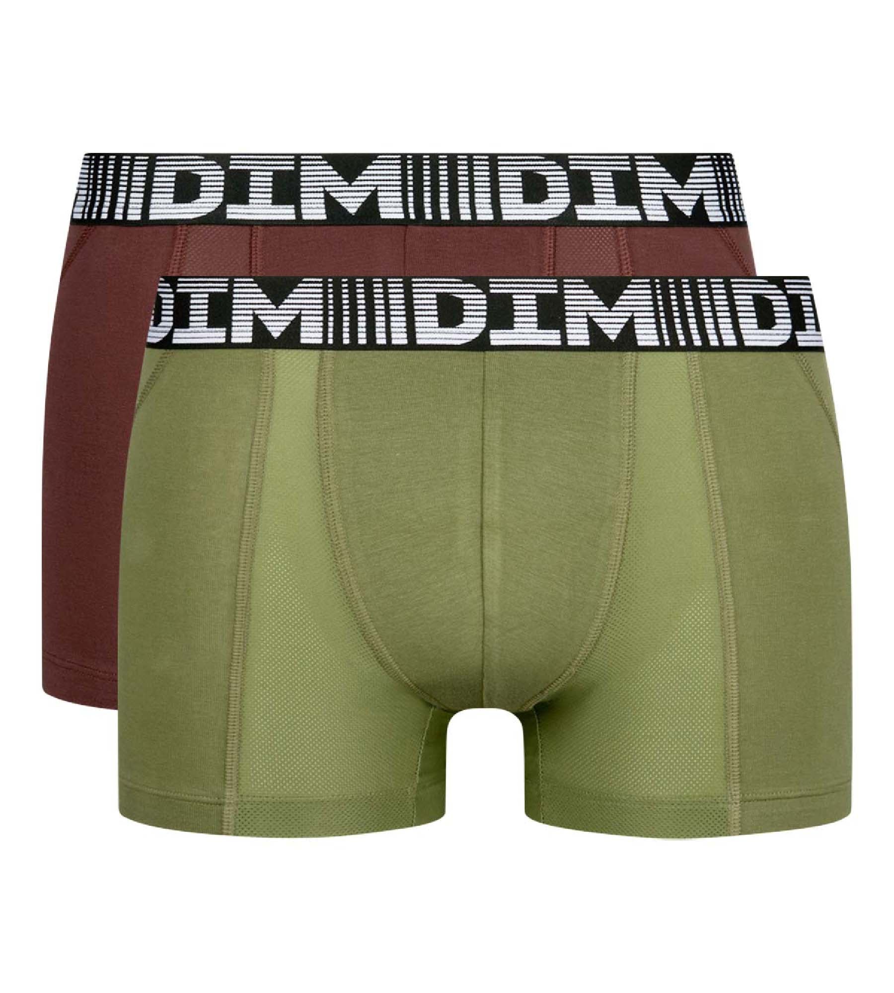 Breathable Cotton & Lycra Men's Boxer Briefs (Pack of 2) - 3D Flex Air Technology for All-Day Comfort | Perfect for Workout, Travel & Everyday Wear