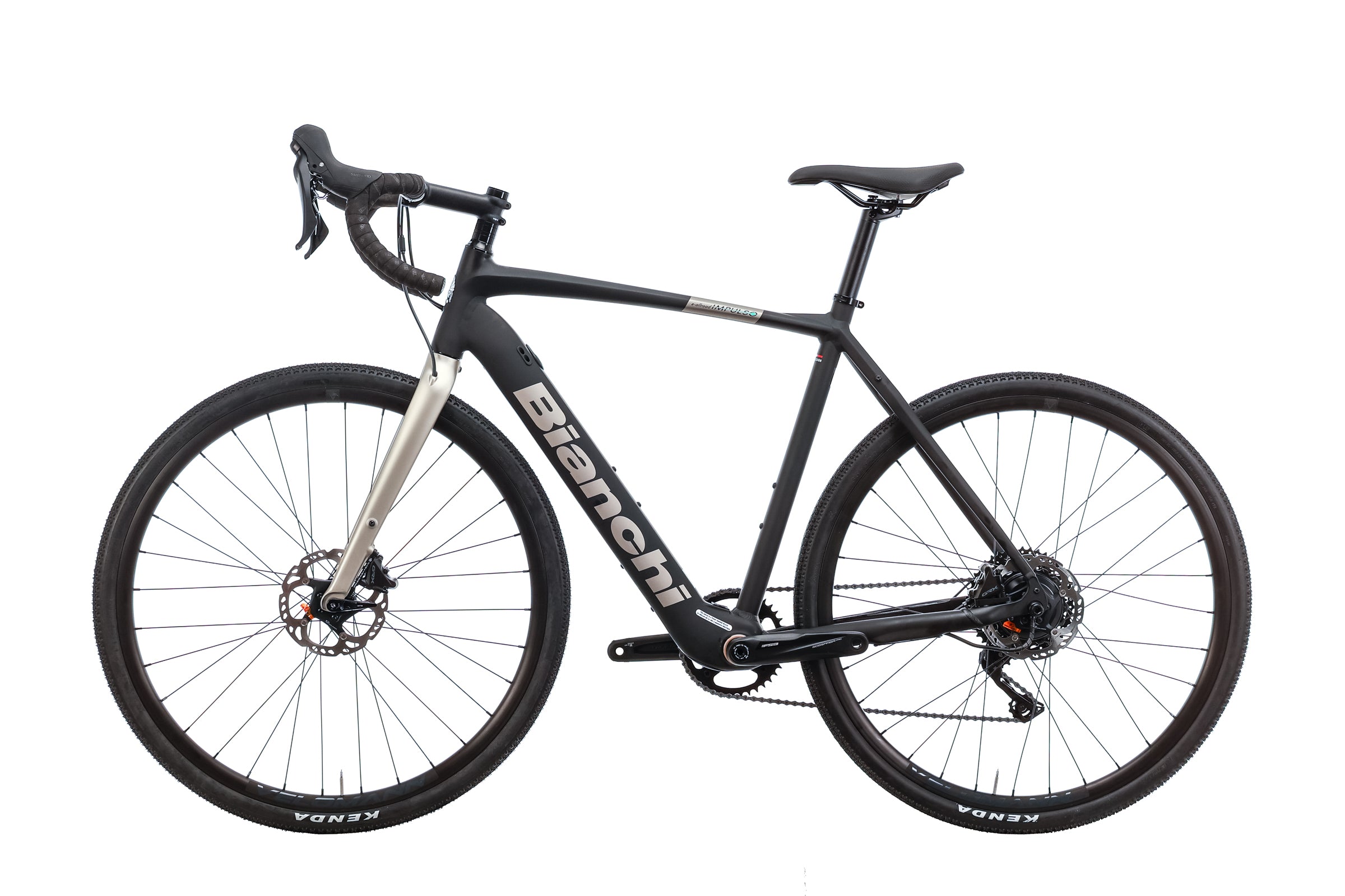 Bianchi E Impulso Gravel Electric Bike 2023 - Large Frame Size | Perfect for Off-Road Adventures & Commuting