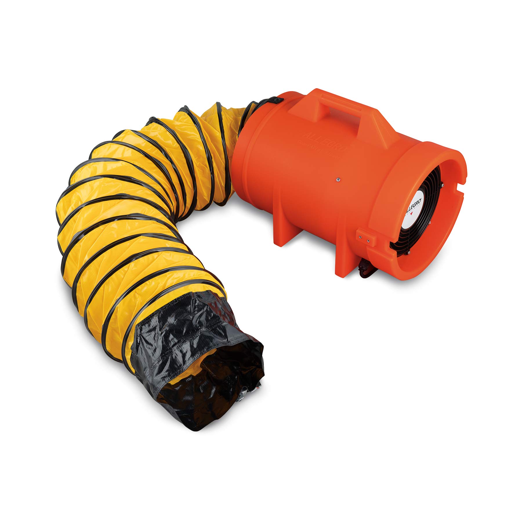 Mini-Pak Blower with 15' Ducting - Portable Air Mover for Water Damage Restoration, Drying Floors, and HVAC Ventilation