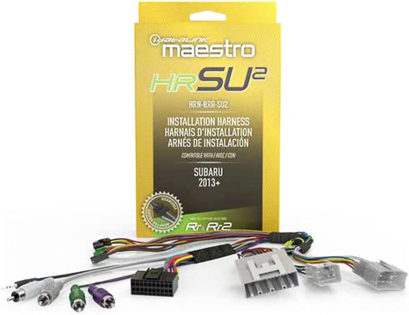iDatalink Maestro HRN HRR SU2 Add-On T Harness for 2012-2021 Subaru, Scion, Toyota Vehicles - Perfect for Car Stereo Installation & Audio System Upgrades