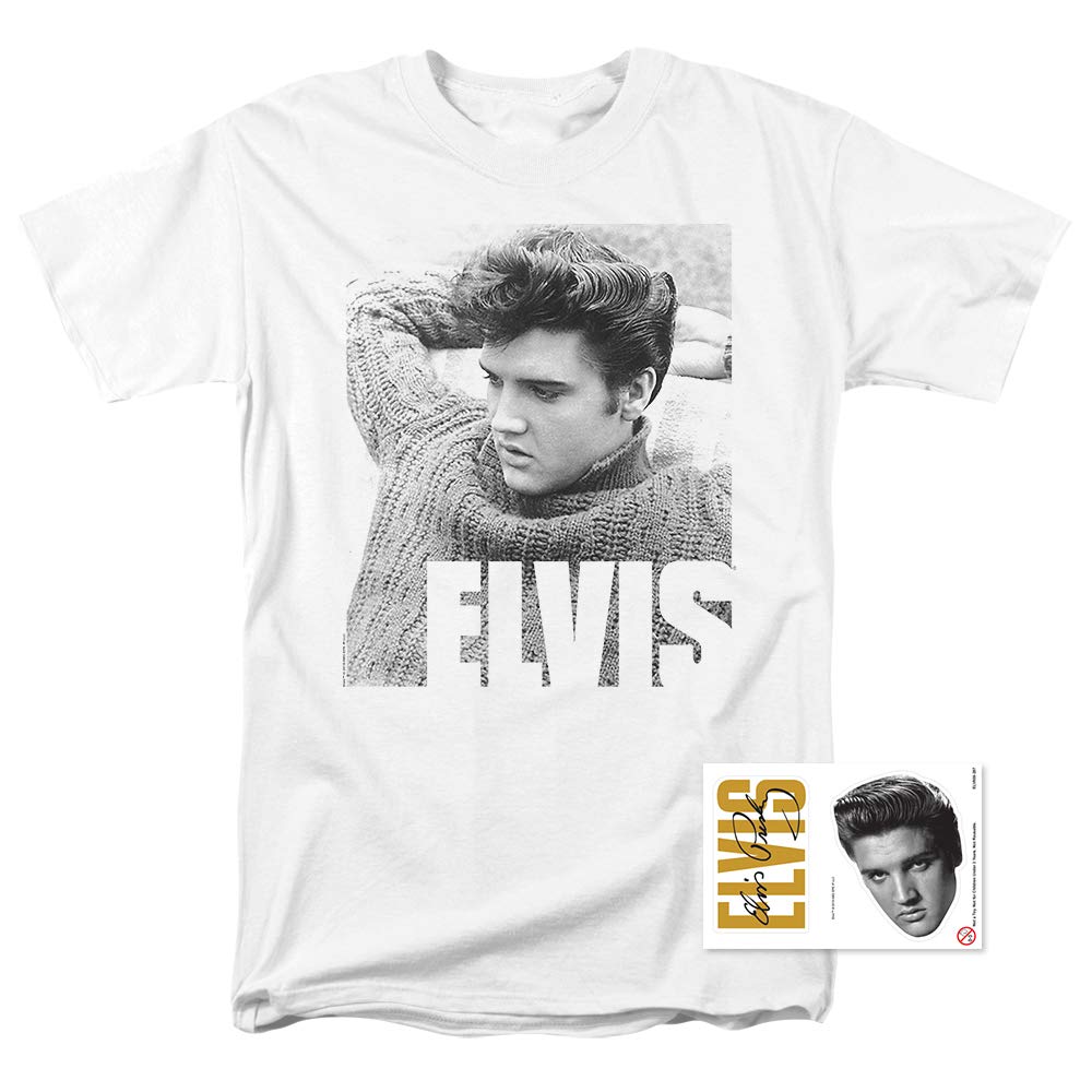 Popfunk Elvis Presley Relaxing T-Shirt - Vintage Music Tee for Men & Women - Casual Wear, Concerts & Gifts