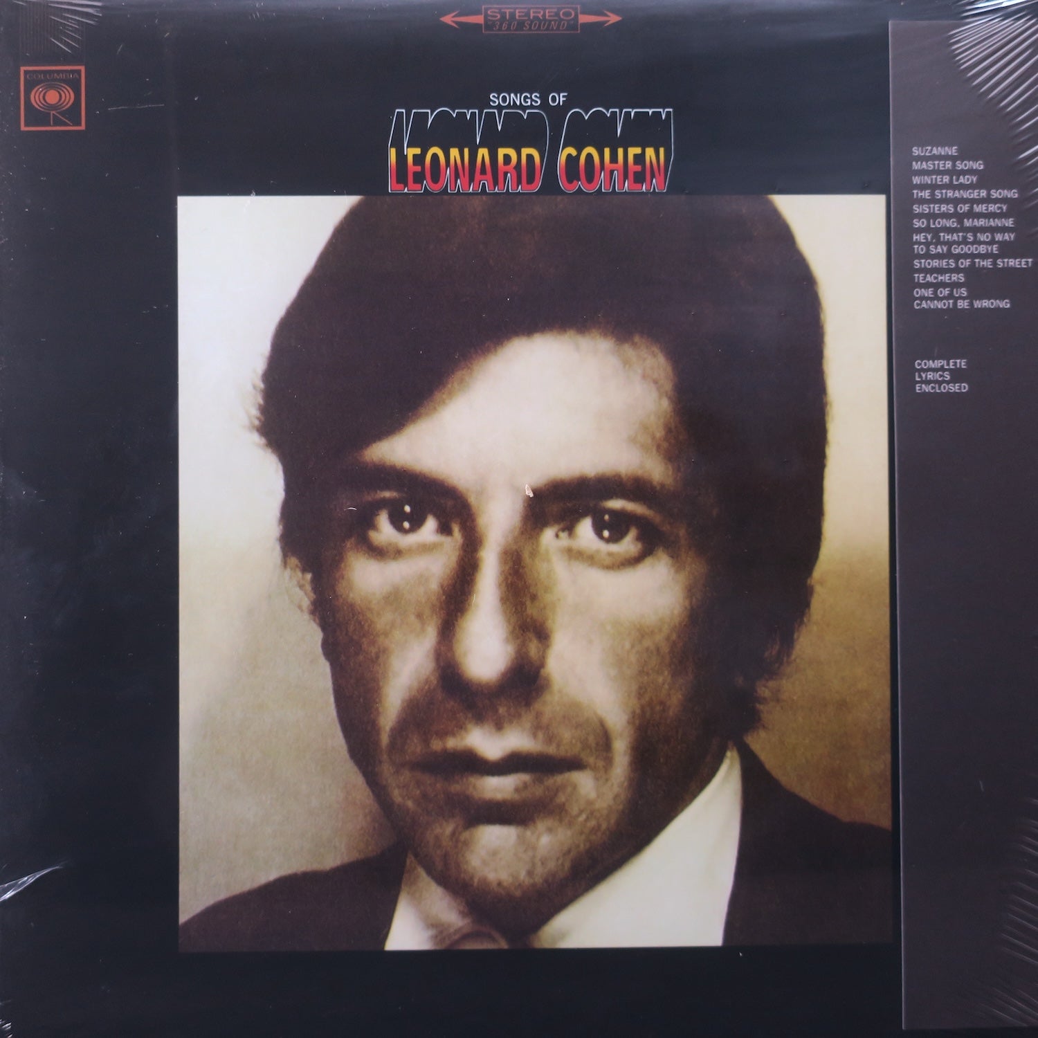 LEONARD COHEN 'Songs Of Leonard Cohen' 180g Vinyl LP Record - Audiophile Edition for Music Collectors & Vintage Vinyl Enthusiasts - Perfect for Home Listening, Gifts & Record Collections