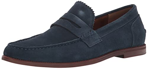Navy Suede