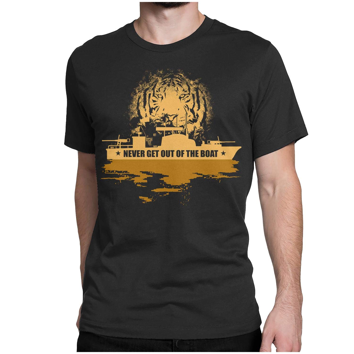 Apocalypse Now Never Get Out of The Boat Vintage Movie Quote T-Shirt - Casual Wear for Fans & Film Enthusiasts
