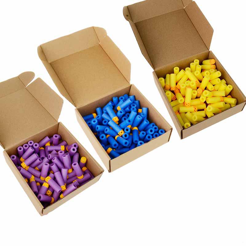 Worker Gen4 Stefan Short Darts 100pcs - High Performance Foam Darts for Nerf Blasters | Perfect for Target Practice, Nerf Wars & Outdoor Games