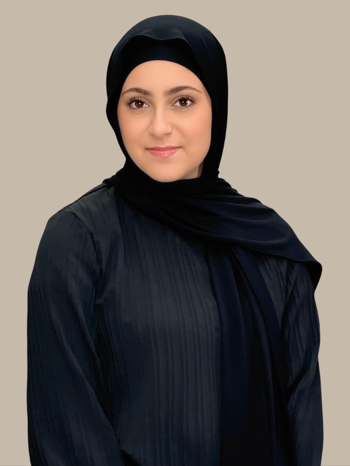 Premium Jersey Hijab for Women - Modish Girl Black Scarf - Perfect for Daily Wear, Work, and Special Occasions