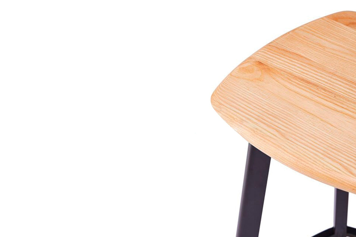 MS Hospitality Aerma Stool - 29.5 Inch Bar Height Stool with Adjustable Seat for Kitchen, Restaurant & Home Use
