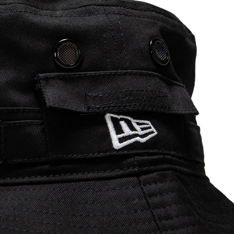 New Era Alpine x San Antonio Spurs Austin Adventure Bucket Hat - Black | NBA Team Logo Outdoor Sun Hat for Hiking, Fishing & Summer Activities