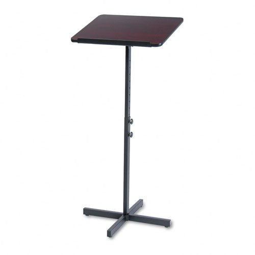 Premium Adjustable Speaker Stand - Solid Mahogany Wood Height Adjustable for Studio Monitors & PA Speakers - Perfect for Home Theater, DJ Setup & Live Performances