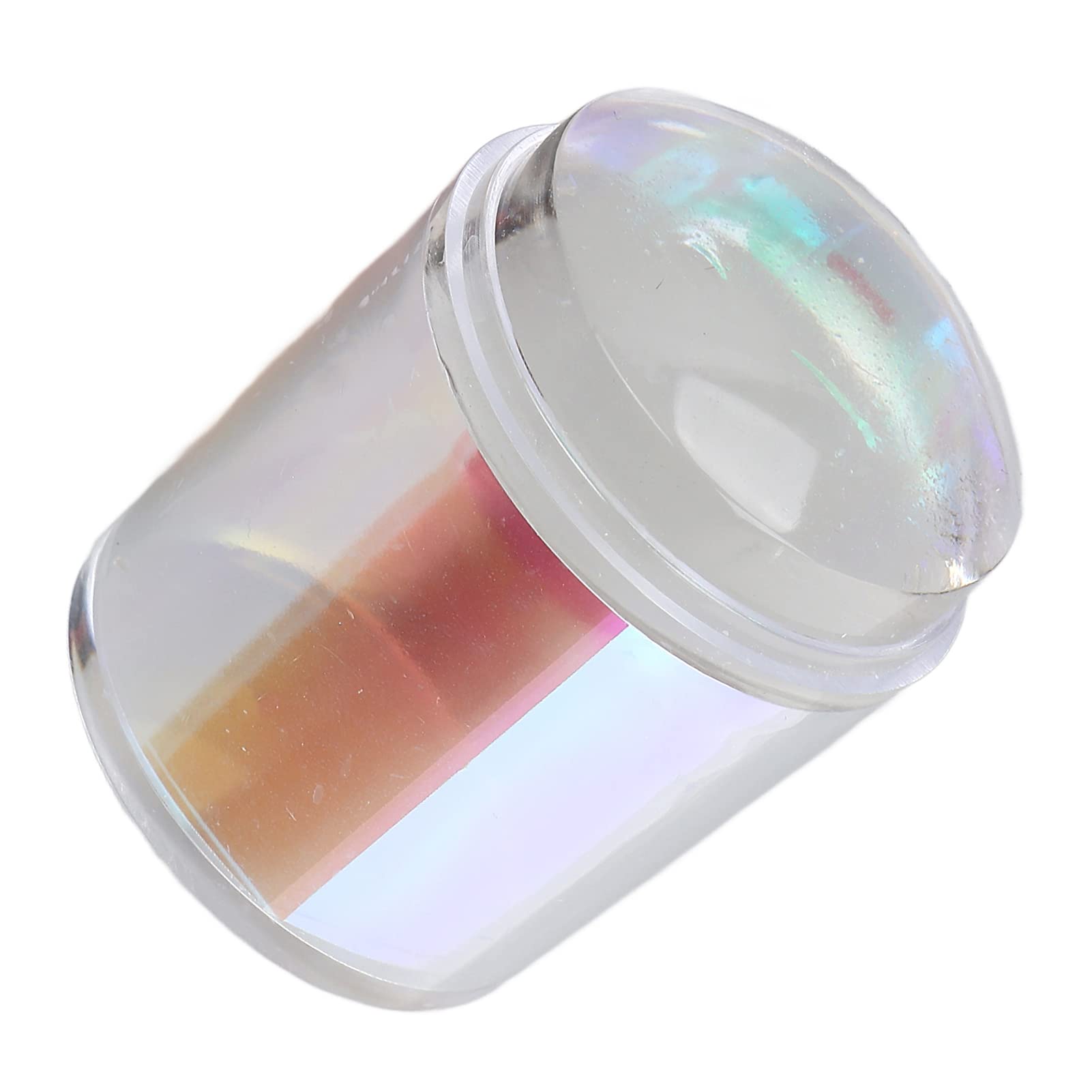 Clear Nail Stamper for Nail Art - Portable, Wear-Resistant & Stable Nail Stamp Tool for Professional Salon & Home DIY Manicure - Perfect for French Tips, Floral Designs & Creative Nail Art