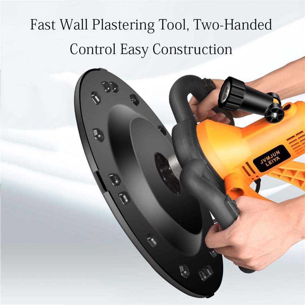 Electric Trowel Power Concrete Mixer - 6 Speed (280-2800 RPM) Handheld Concrete Trowel Machine for Wall Smoothing & Polishing | Professional Concrete Tools for Construction, DIY Projects & Home Renovation