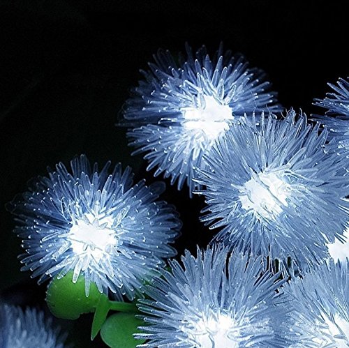 ELEOPTION® 20 LED 16ft Solar Powered Waterproof String Lights - Indoor/Outdoor Mini Fairy Lights for Wedding, Christmas, Garden, Patio & Party Decor (Cool White) | Weatherproof & Energy Efficient