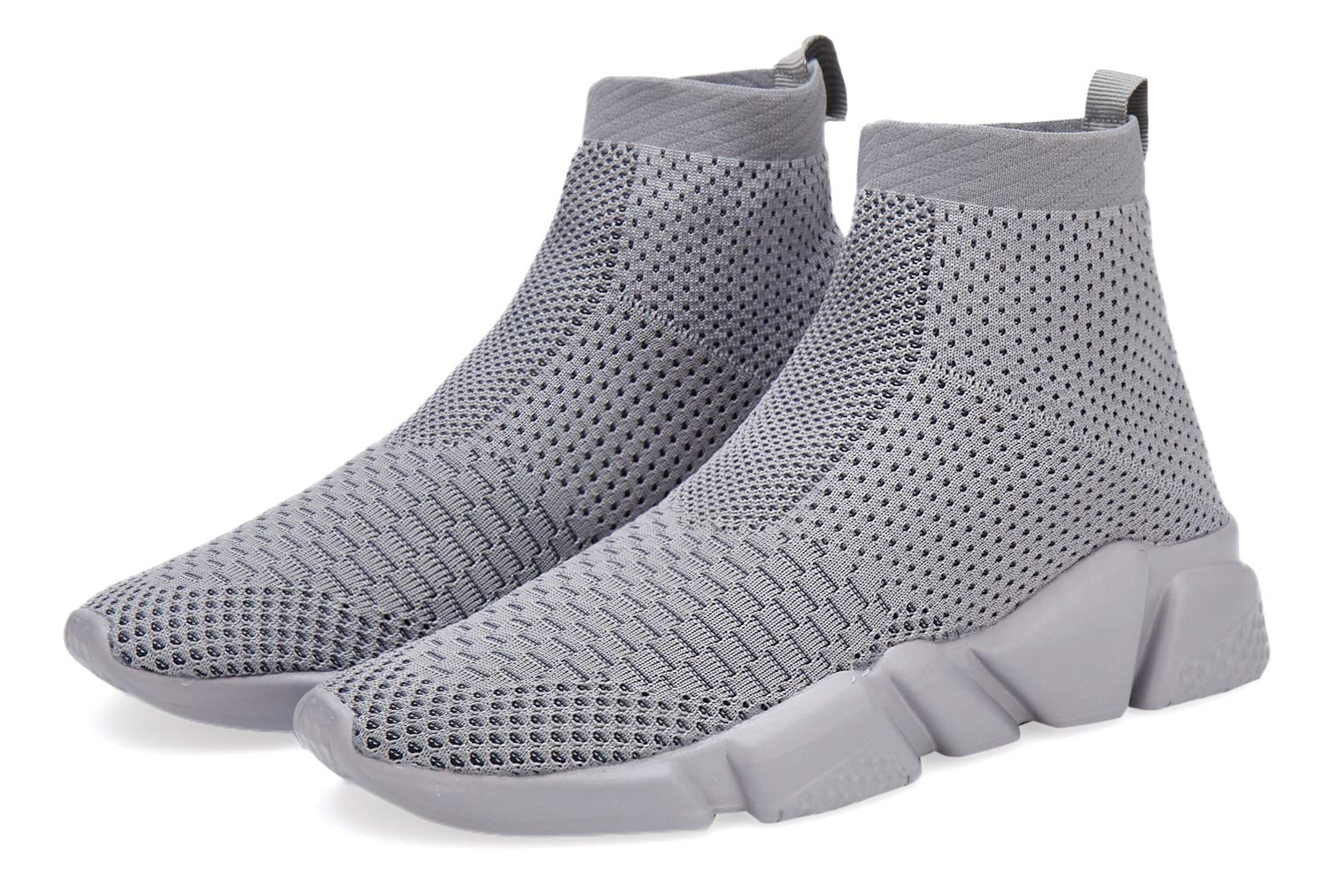 Santiro Women's Lightweight Slip-On High Top Sneakers - Comfortable Gym & Walking Shoes for Workout, Running, and Casual Wear