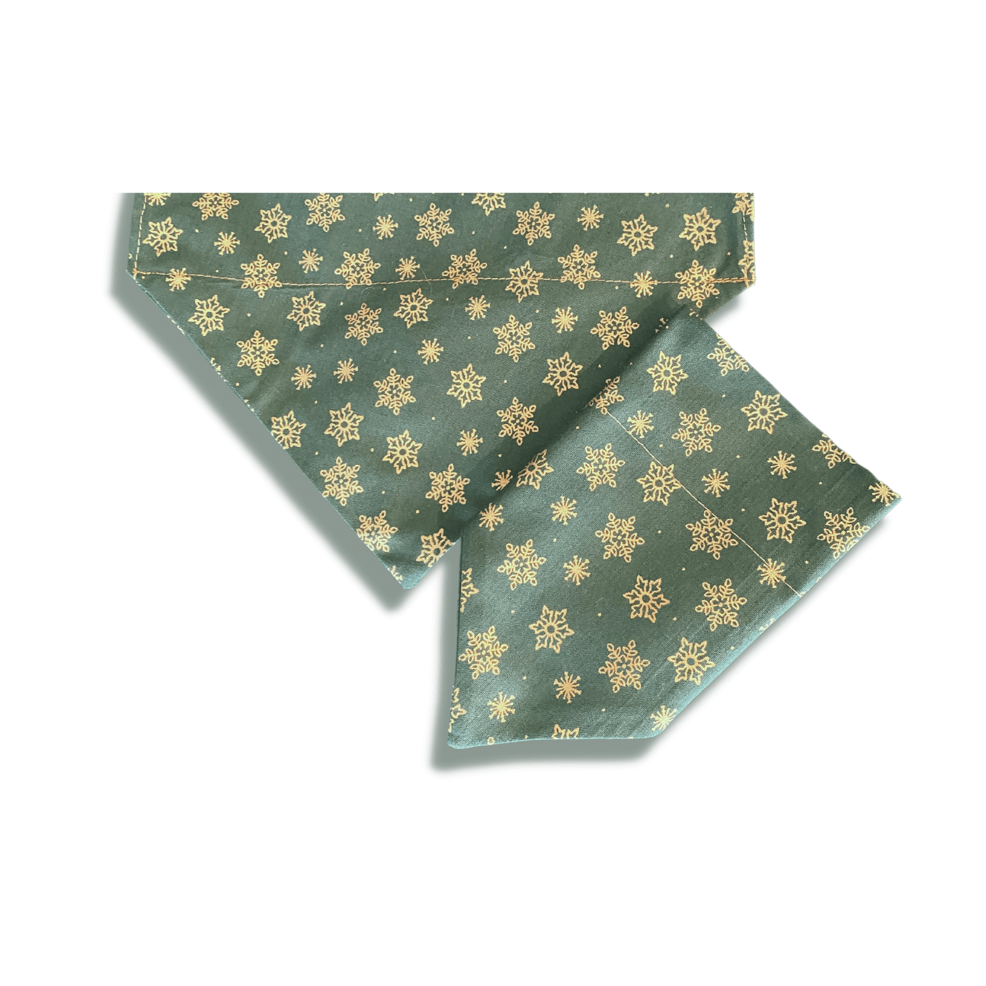 Reversible Dog Bandana with Snowflake Design - Cozy Winter Pet Accessory for Dogs - Perfect for Christmas, Holidays & Outdoor Adventures