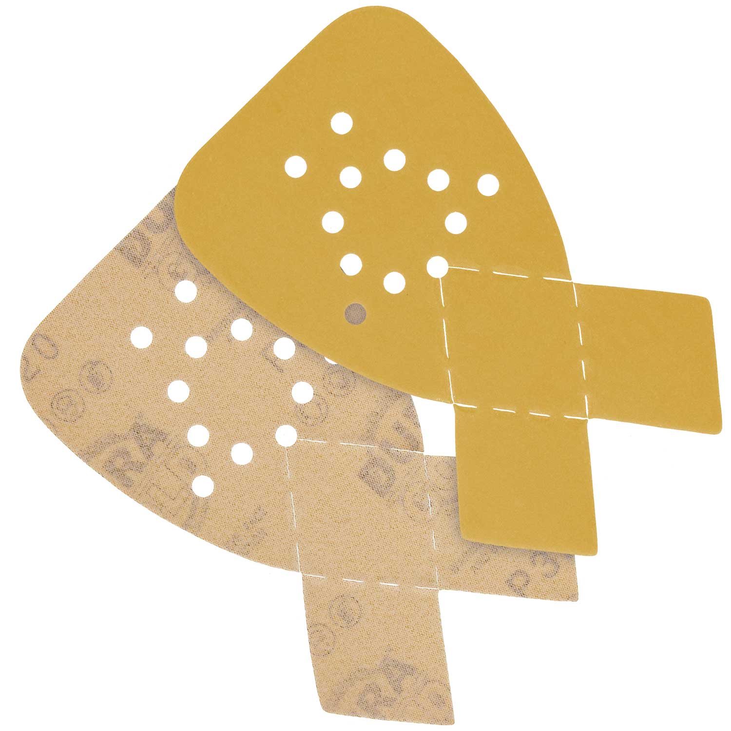 320 Grit 12 Hole Hook & Loop Sanding Sheets for Mouse Sanders - 24 Pack | Ideal for Woodworking, Metal Polishing & DIY Projects