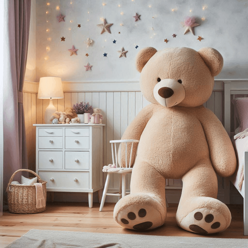 Giant 11ft Teddy Bear - World's Largest Stuffed Animal Plush Toy for Home Decor, Nursery, Photo Props & Gifts