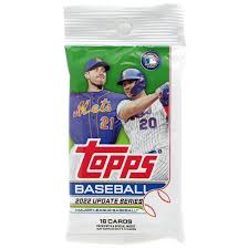 2022 Topps Baseball Update Series Value Pack - 50 Trading Cards with Rookies & Stars | Collectible Sports Cards for Baseball Fans & Card Enthusiasts | Perfect for Trading, Collecting, and Displaying