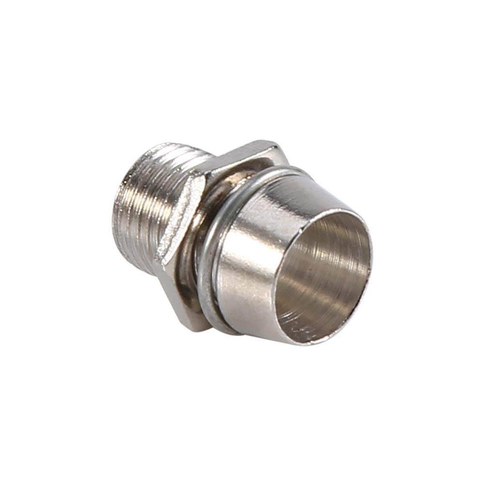 50pcs Silver 5mm LED Holders - Galvanized Aluminum Lamp Panel Mount with 0.3