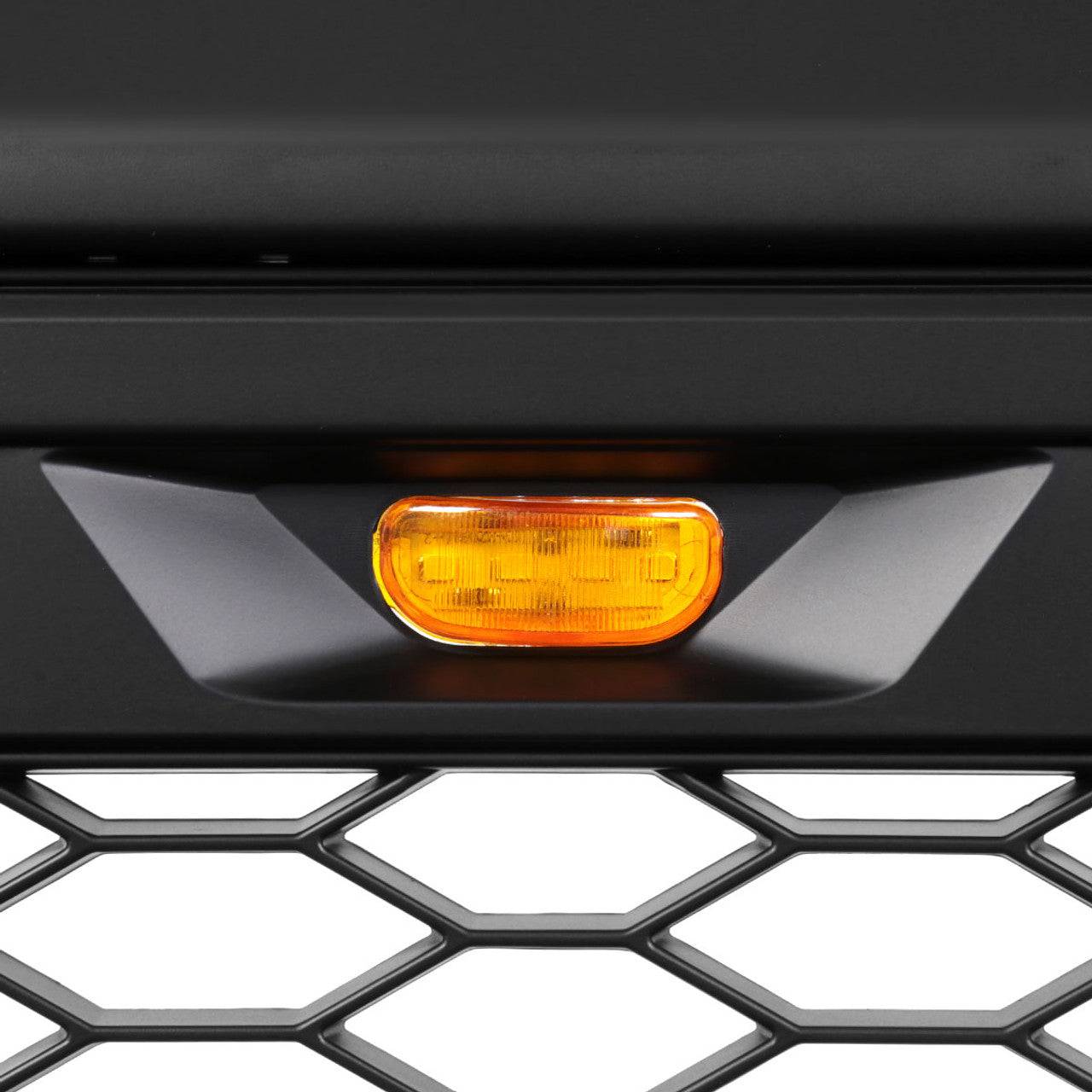 2012-2015 Toyota Tacoma Front Grille Replacement - Matte Black Mesh Design with LED Lights | Off-Road Upgrade & Custom Styling for Pickup Trucks