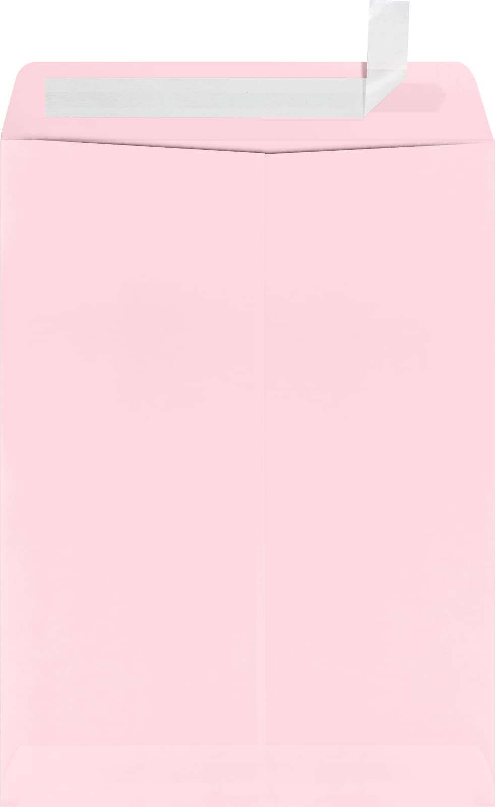 LUXPaper 9 x 12 Open End Envelopes - Self Seal, Candy Pink, 80lb Text Weight, Pack of 500 | Perfect for Wedding Invitations, Business Mailings & Greeting Cards