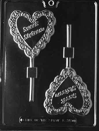 Cybrtrayd Clear Lolly Letters & Numbers Chocolate Candy Mold for Sweet Sixteen Parties - Perfect for DIY Candy Making, Cake Decorating & Birthday Celebrations