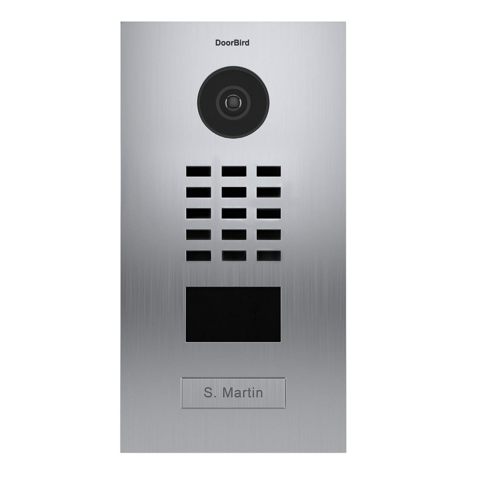 Doorbird D2101V Saltwater-Resistant IP Video Door Phone with Surface Mount Box - Secure Entry for Coastal Homes & Commercial Buildings