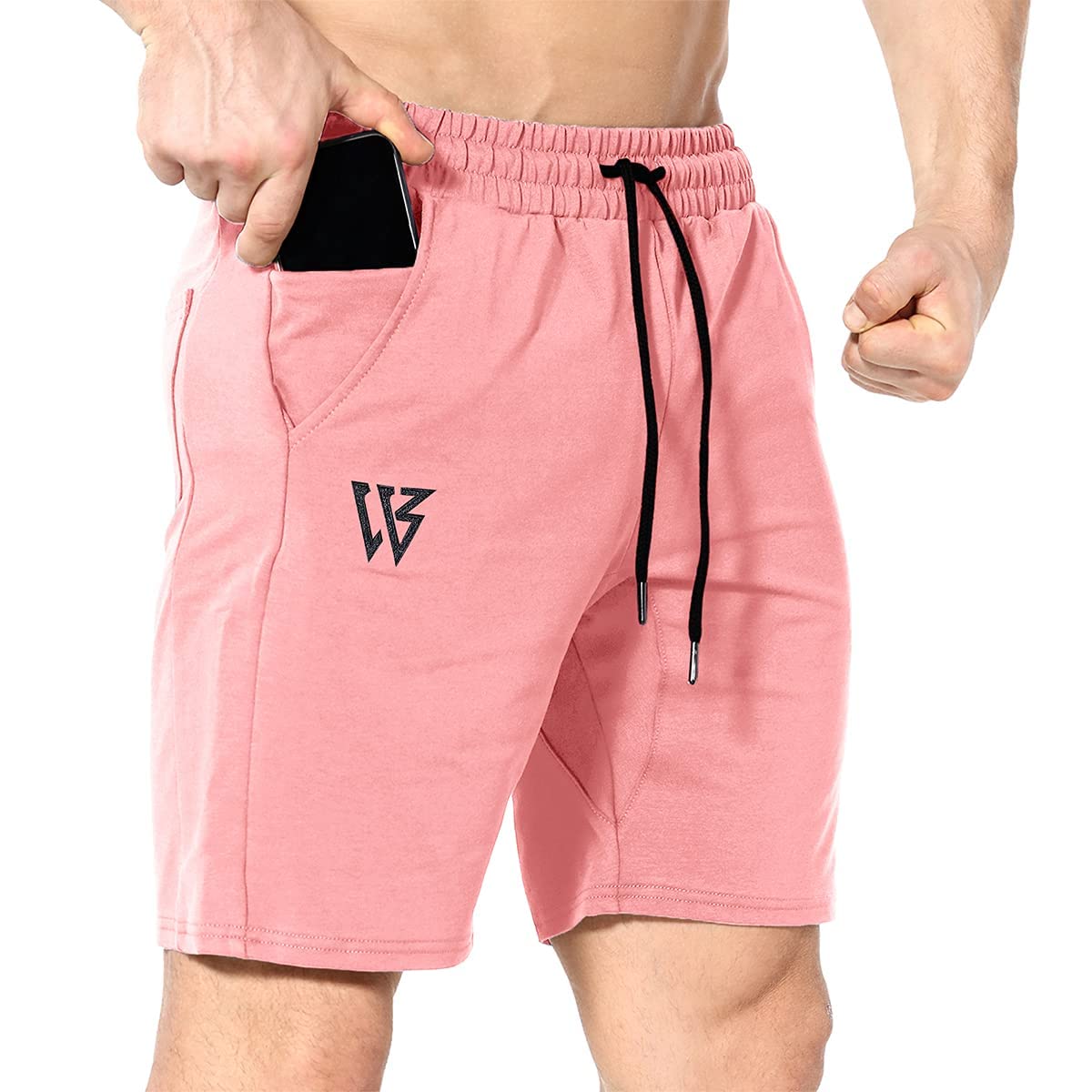 ZENWILL Men's Gym Running Shorts with Zip Pockets - Workout, Athletic, Bodybuilding & Fitness Training Shorts for Men | Perfect for Gym, Jogging, and Outdoor Sports
