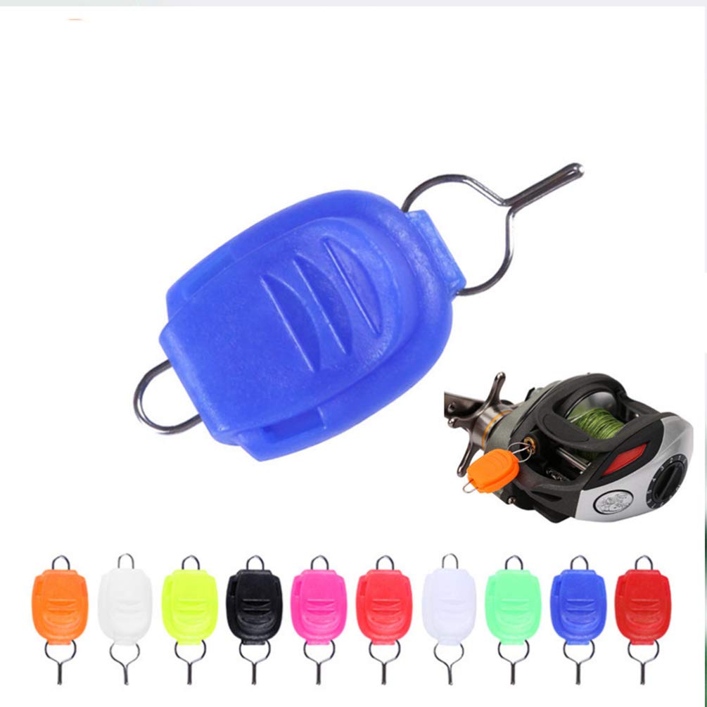 25pcs Fishing Line Clip Buckle Holder with Stopper - Durable Line Keeper for Fishing Rods - Essential Fishing Tackle Accessories for Freshwater & Saltwater Angling