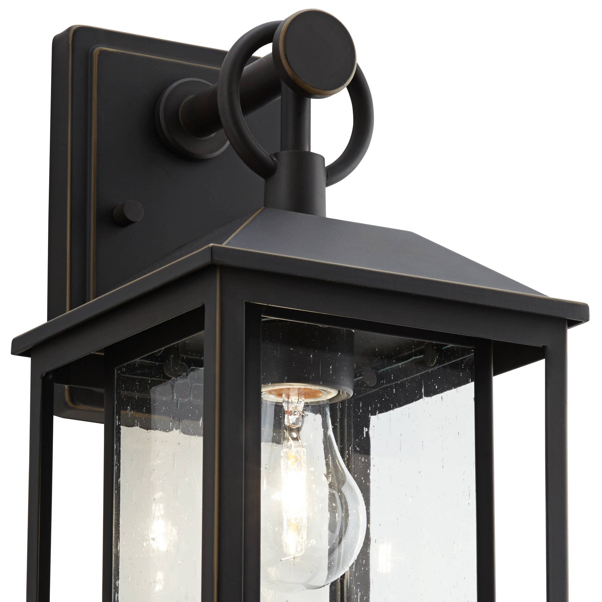 John Timberland Califa Mission Modern Outdoor Wall Light Fixture - 15.25