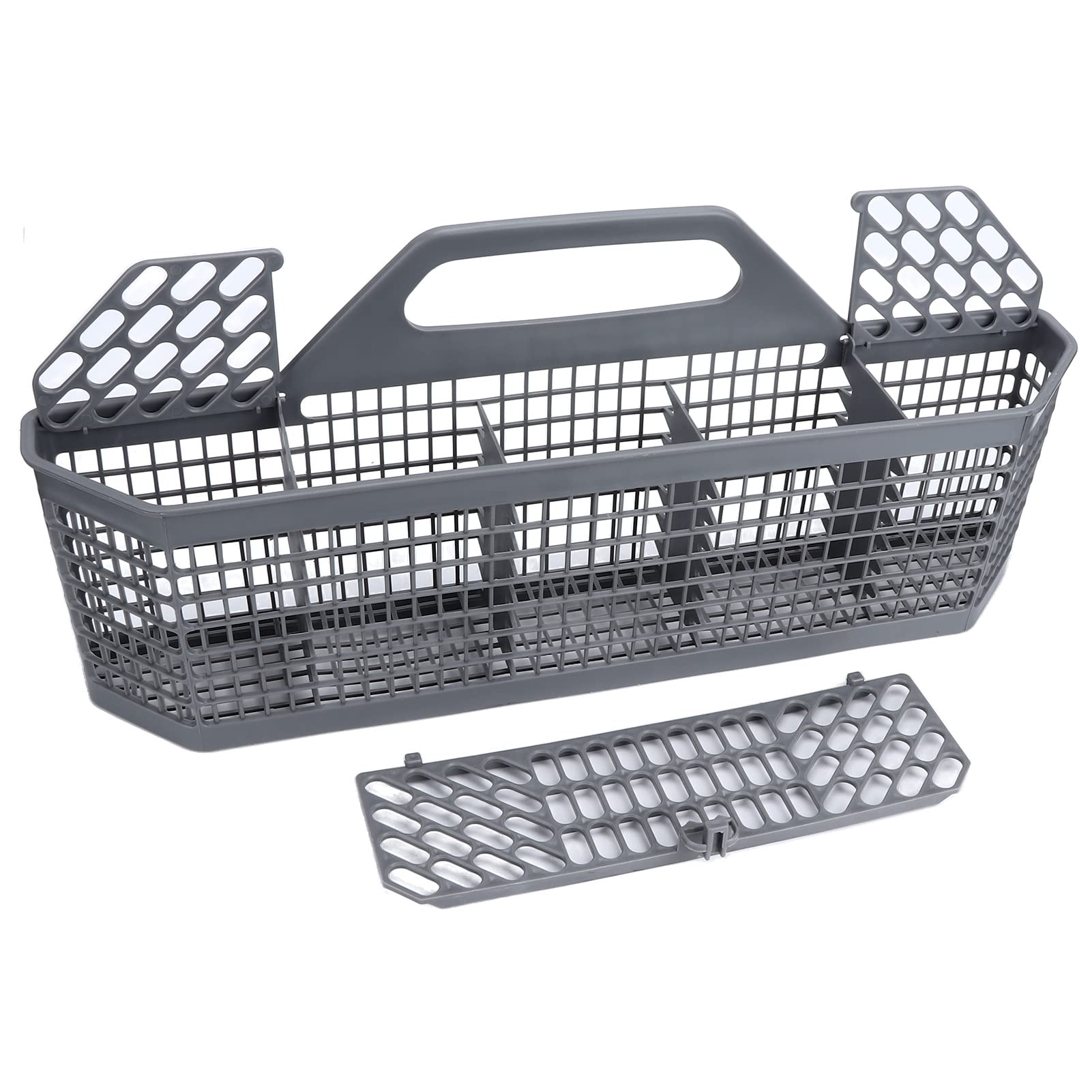 GE WD28X10128 Replacement Dishwasher Silverware Basket - Plastic Cutlery Storage Basket for Dishwasher Organization | Fits GE Dishwashers, Perfect for Kitchen Utensil Storage and Easy Loading