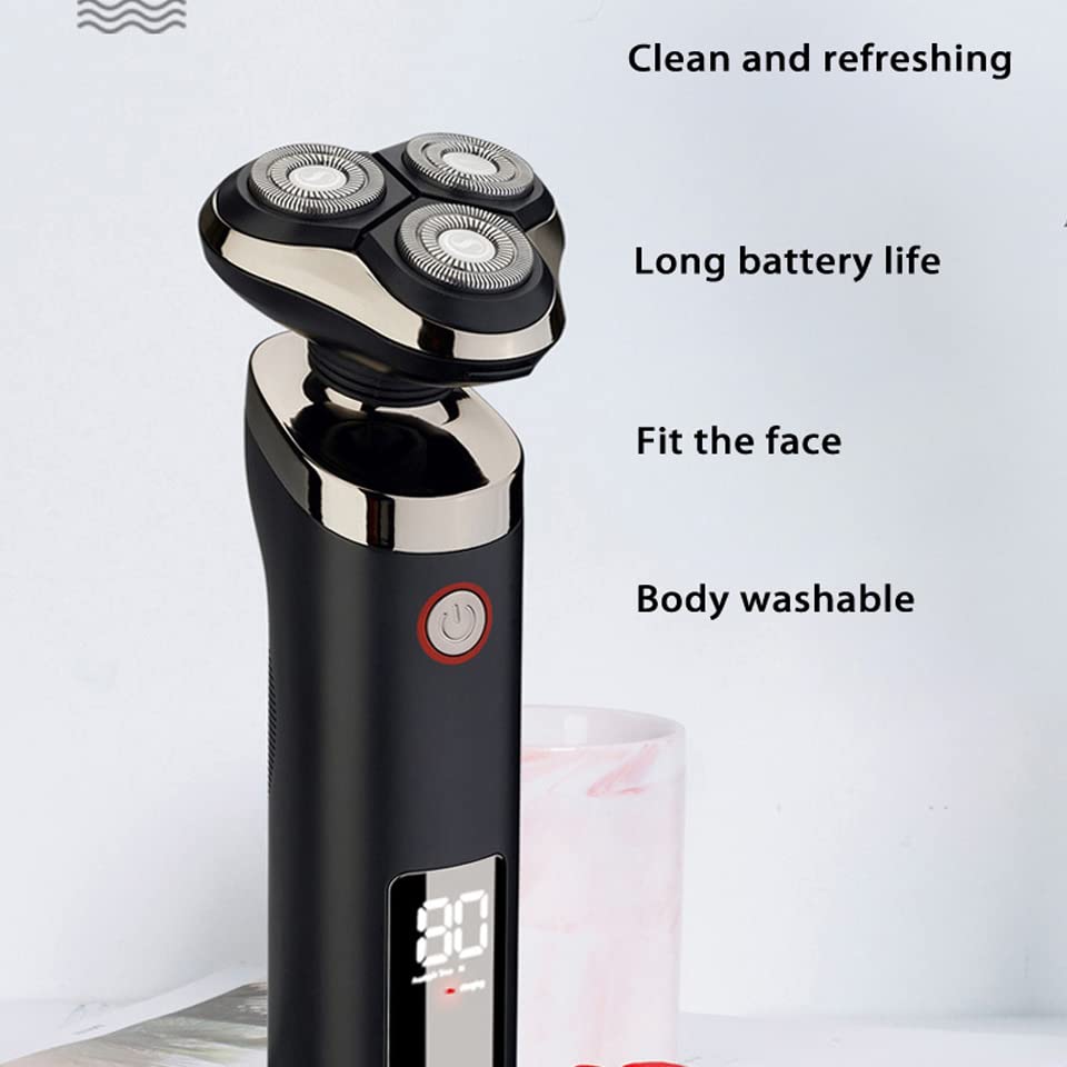 4-in-1 Electric Head Shaver for Bald Men - USB Rechargeable Wet/Dry Shaver with Beard Trimmer & Hair Clipper | Perfect for Travel, Gym & Daily Grooming (Suit Color)
