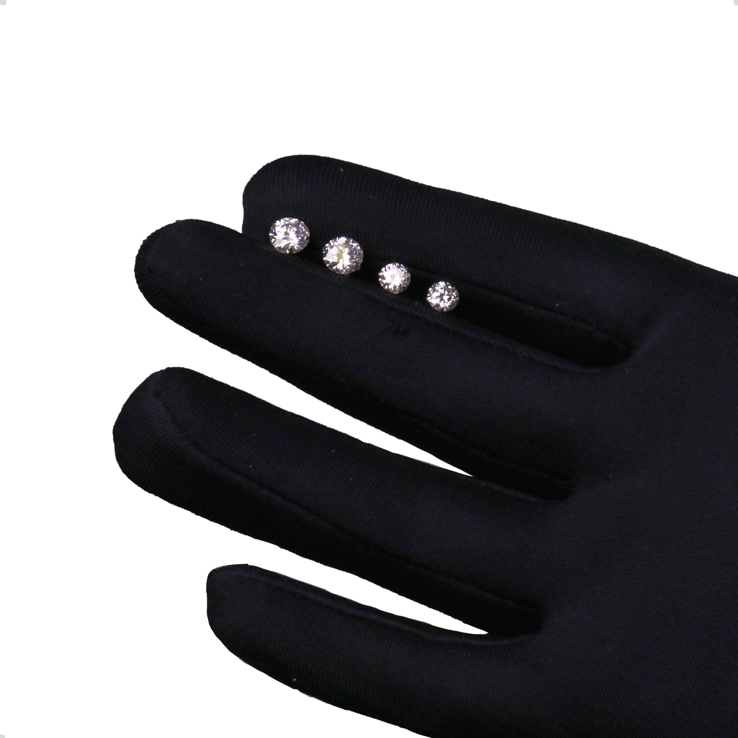 14K Yellow Gold & White Gold Moissanite Diamond Stud Earrings for Women & Men – Hypoallergenic Wedding, Anniversary & Gift Jewelry – Perfect for Everyday Wear, Date Nights & Special Occasions