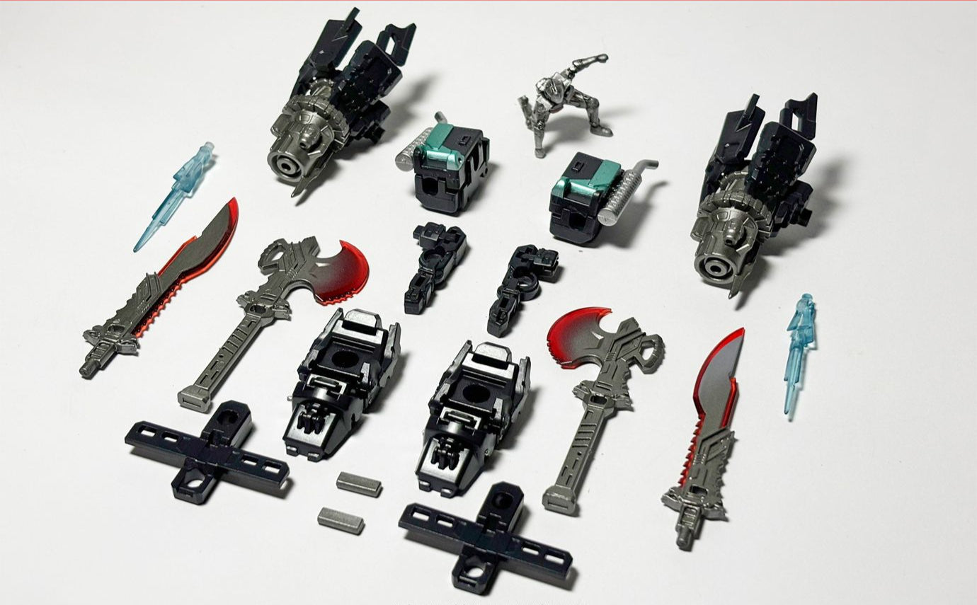 DNA Design DK 44B Upgrade Kit for Transformers RotB Nemesis Prime 40th Anniversary - Custom Parts for Action Figure Collectors & Display Enhancement
