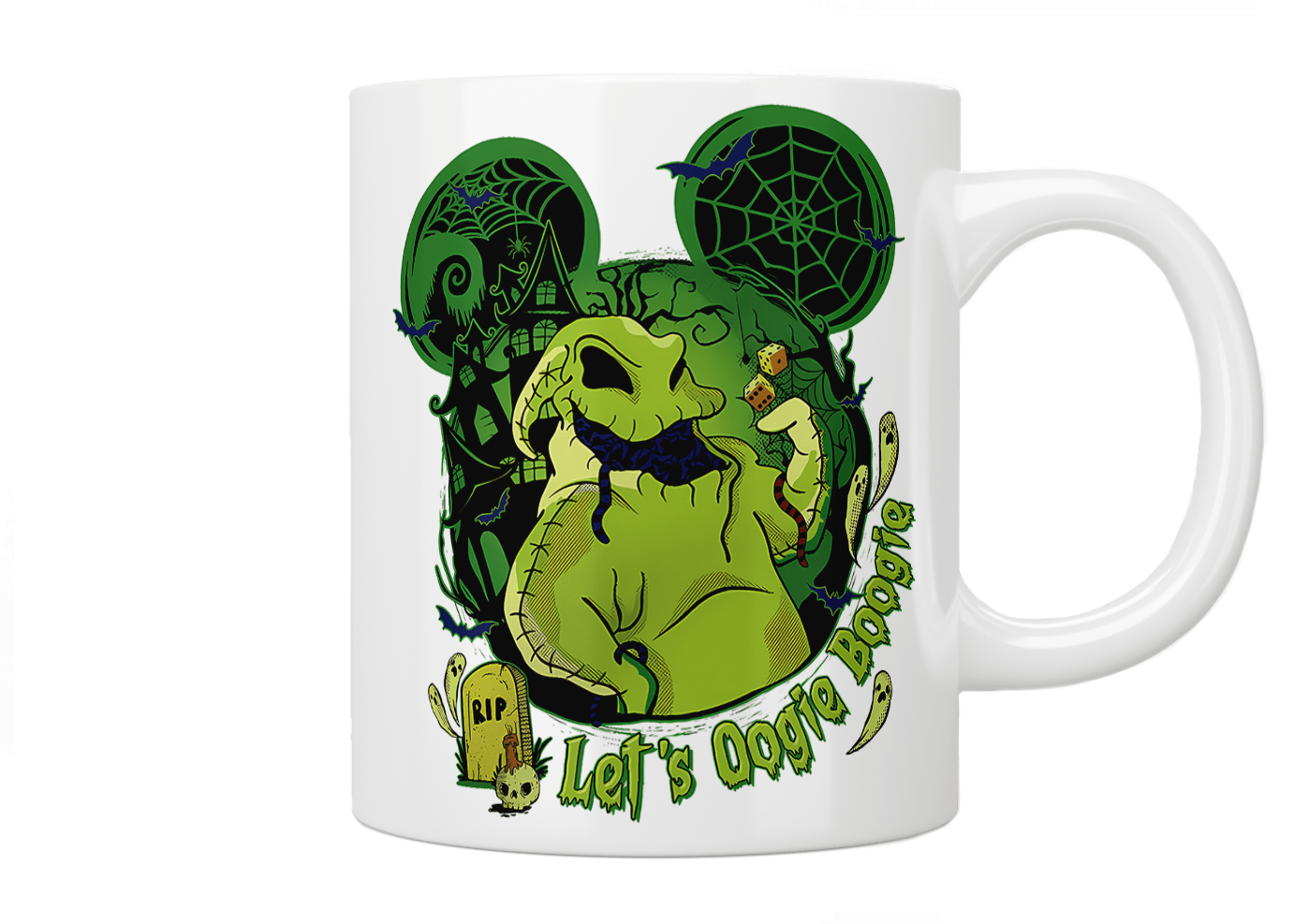 Nightmare Before Christmas Oogie Boogie Mug - Halloween & Christmas Themed Coffee Cup - Perfect for Hot Drinks, Gifts, and Movie Fans