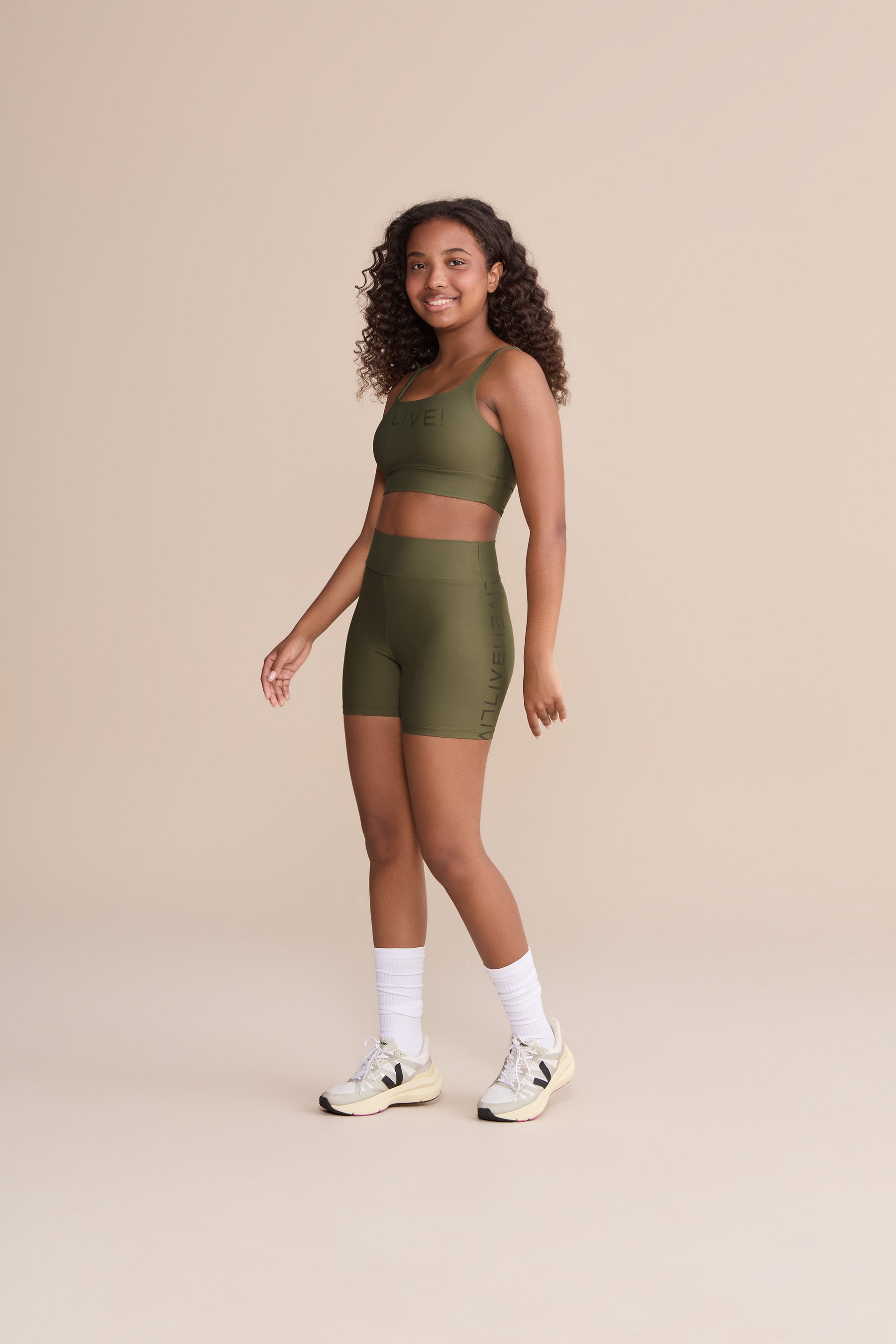 Move LIVE! Kids Sports Bra - Breathable & Supportive Activewear for Girls - Perfect for Running, Gymnastics & Dance Practice