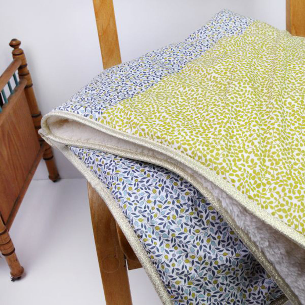 Cesar Baby Blanket - Soft & Cozy Fleece Blanket for Newborns, Infants & Toddlers | Perfect for Nursery, Stroller, Car Seat & Bedtime | Barnabe Loves Coffee Inspired Design
