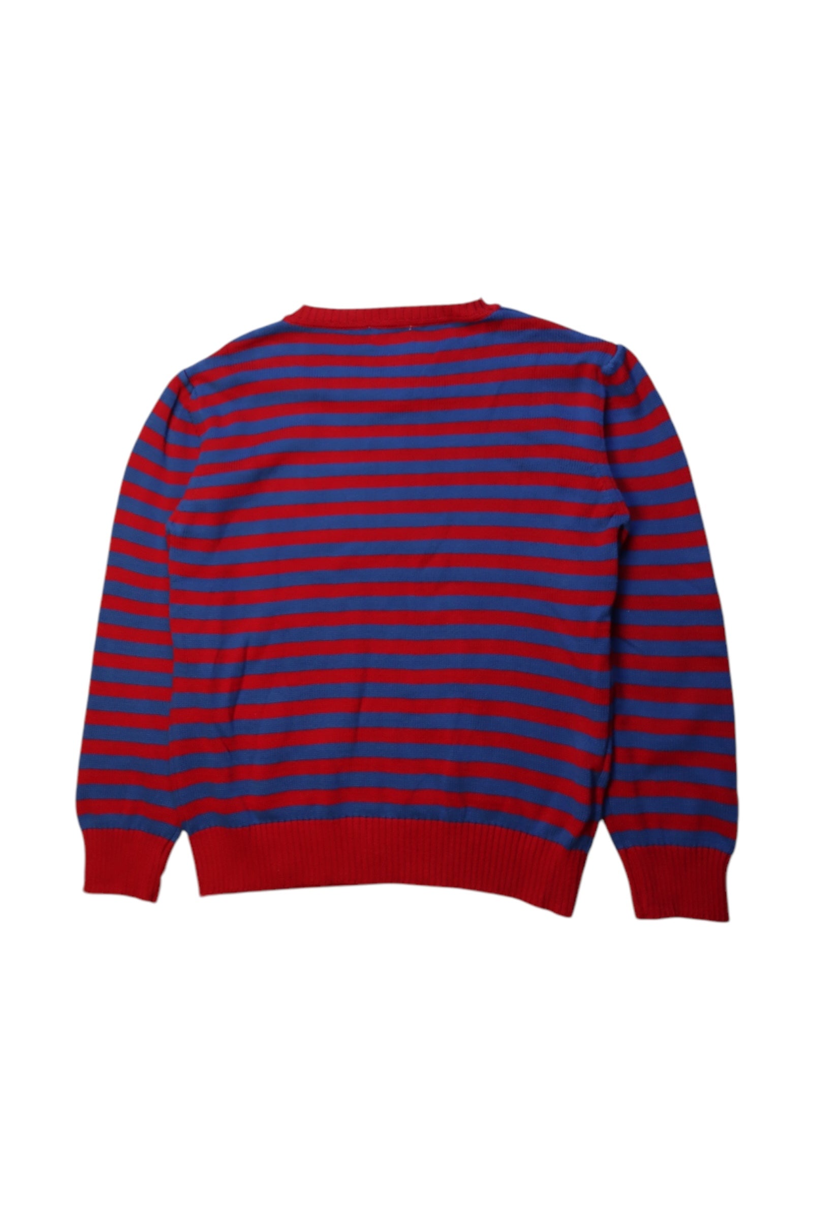 Amaia Striped Sweater for Girls Age 8 Years | Soft Cotton Knit Pullover | Perfect for School, Playdates & Fall Outfits