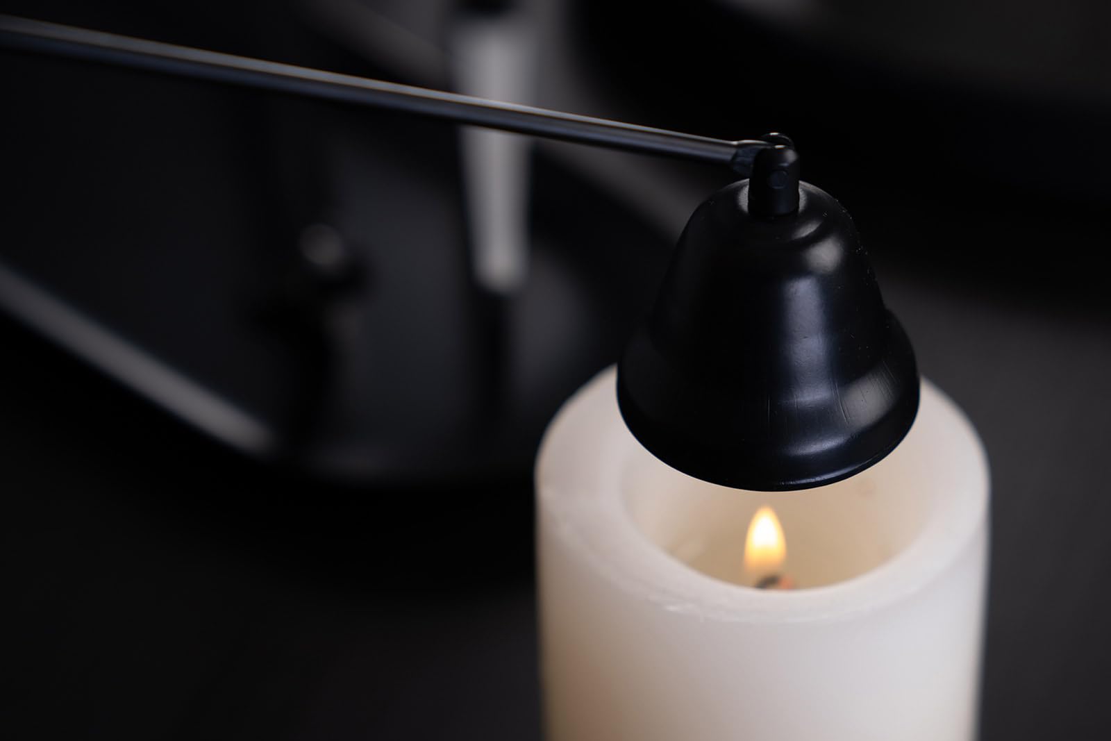 Premium Gold Candle Snuffer - Safe Candle Wick Extinguisher for Home Decor, Wedding, Spa & Relaxation - Elegant Candle Accessory for Aromatherapy & Meditation