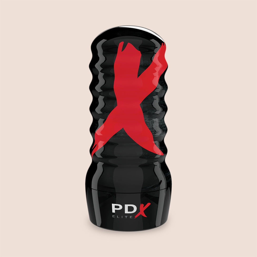 PDX Elite Air Tight Stroker - Adjustable Suction Male Masturbator for Enhanced Pleasure | Perfect for Solo Play & Couples Use